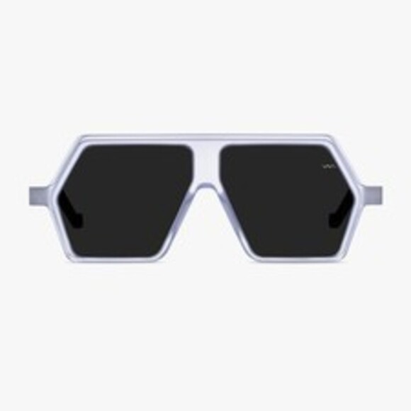 NWT Vava BL0001-CRIS-Mat GRE SIL Cristal Matte/Green/Silver / Sunglasses
